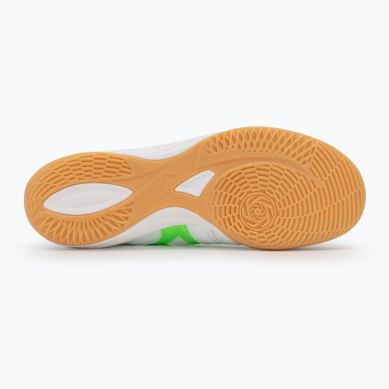 Pánské kopačky Mizuno Morelia Sala Elite IN white/neon green/galaxy silver 4
