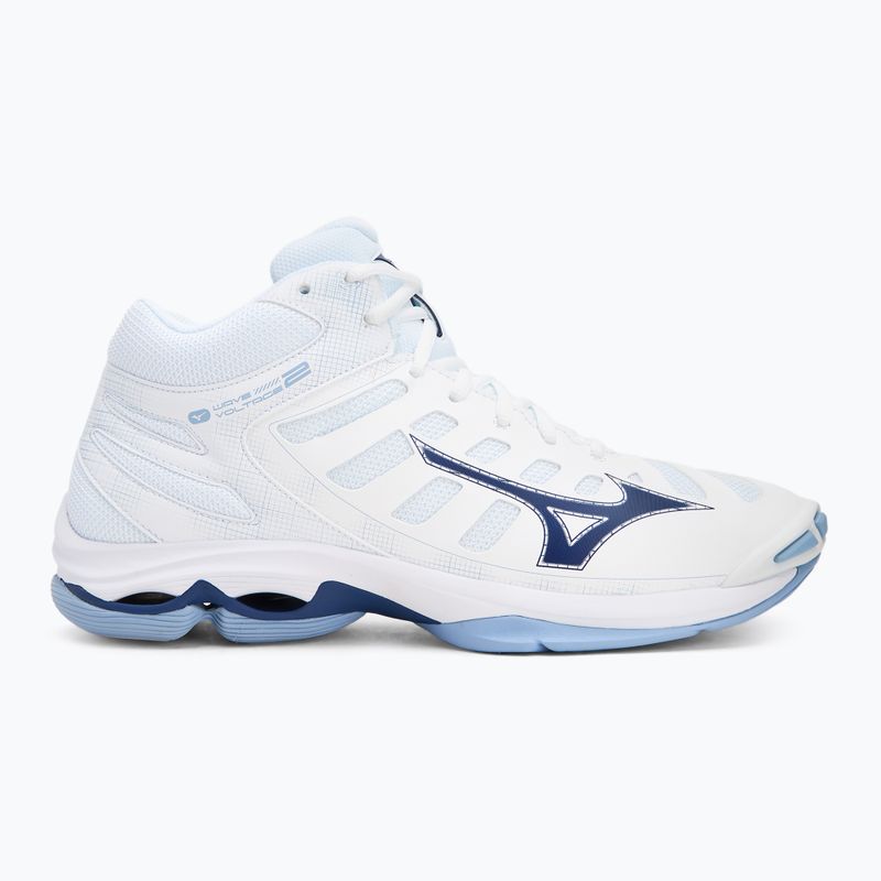 Volejbalové boty  Mizuno Wave Voltage 2 Mid white/bellwether blue/bel air blue 2