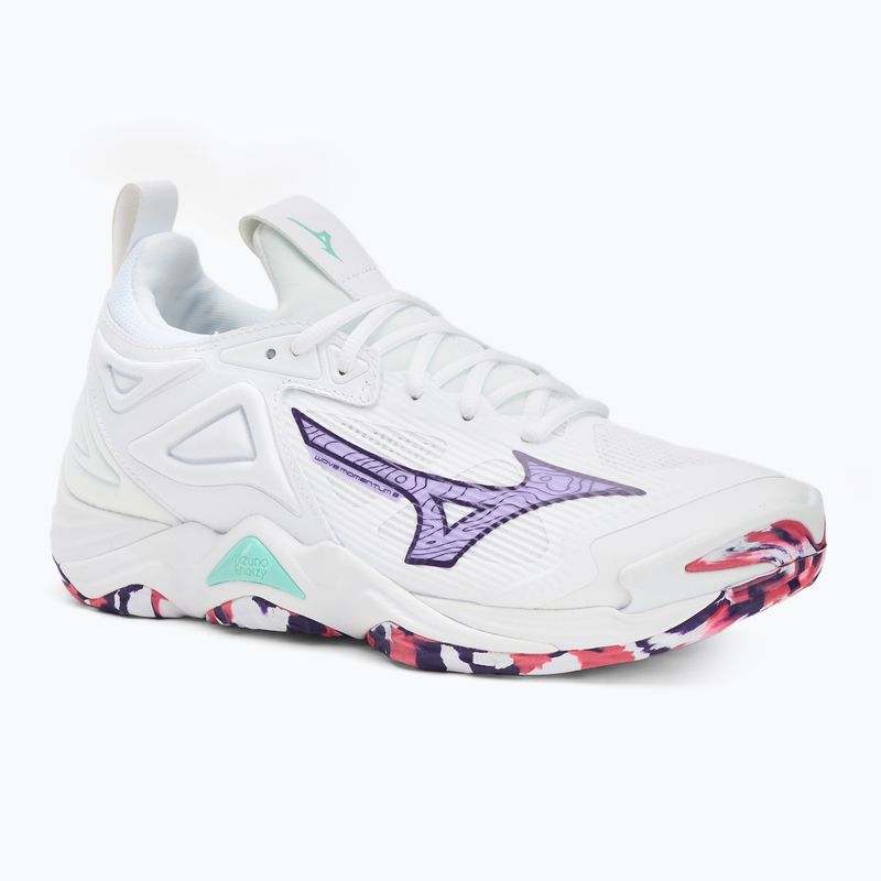 Volejbalové boty  Mizuno Wave Momentum 3 white/violet indigo/camellia rose