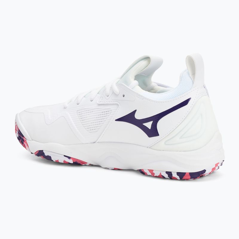 Volejbalové boty  Mizuno Wave Momentum 3 white/violet indigo/camellia rose 3