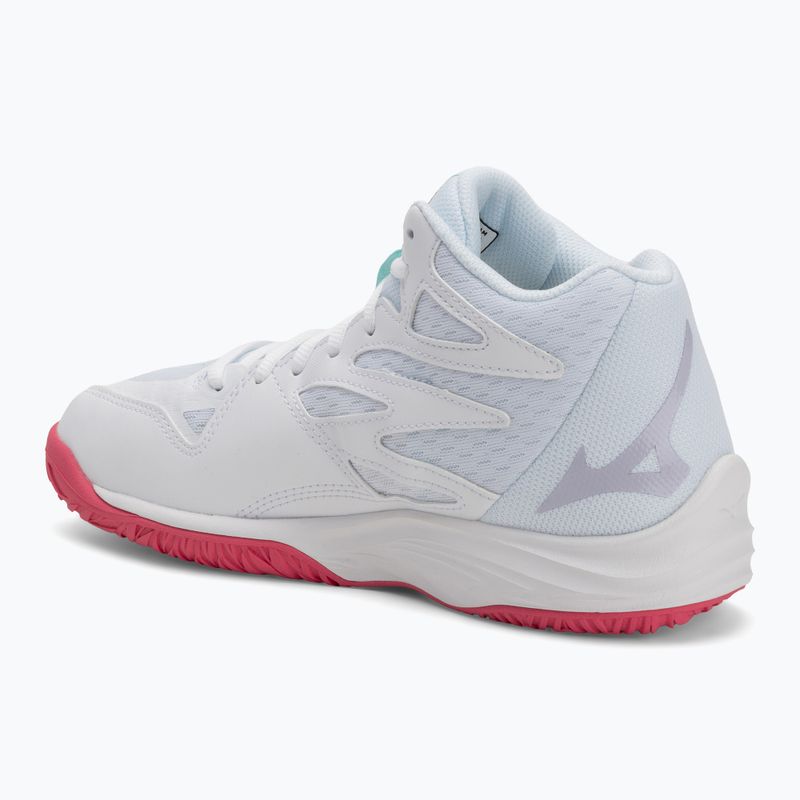 Dámské volejbalové boty Mizuno Thunder Blade Z Mid white/violet indigo/camelliaros 3