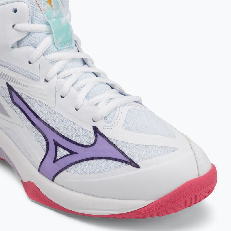 Dámské volejbalové boty Mizuno Thunder Blade Z Mid white/violet indigo/camelliaros 7