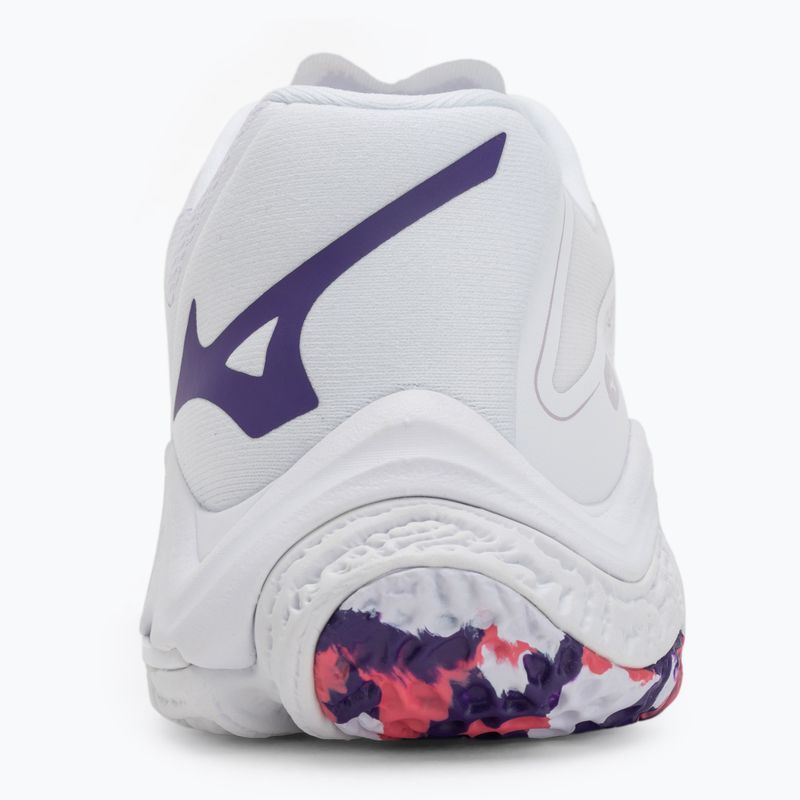 Dámské volejbalové boty Mizuno Wave Lightning Z8 bílé/fialová indigo/camelliaros 6