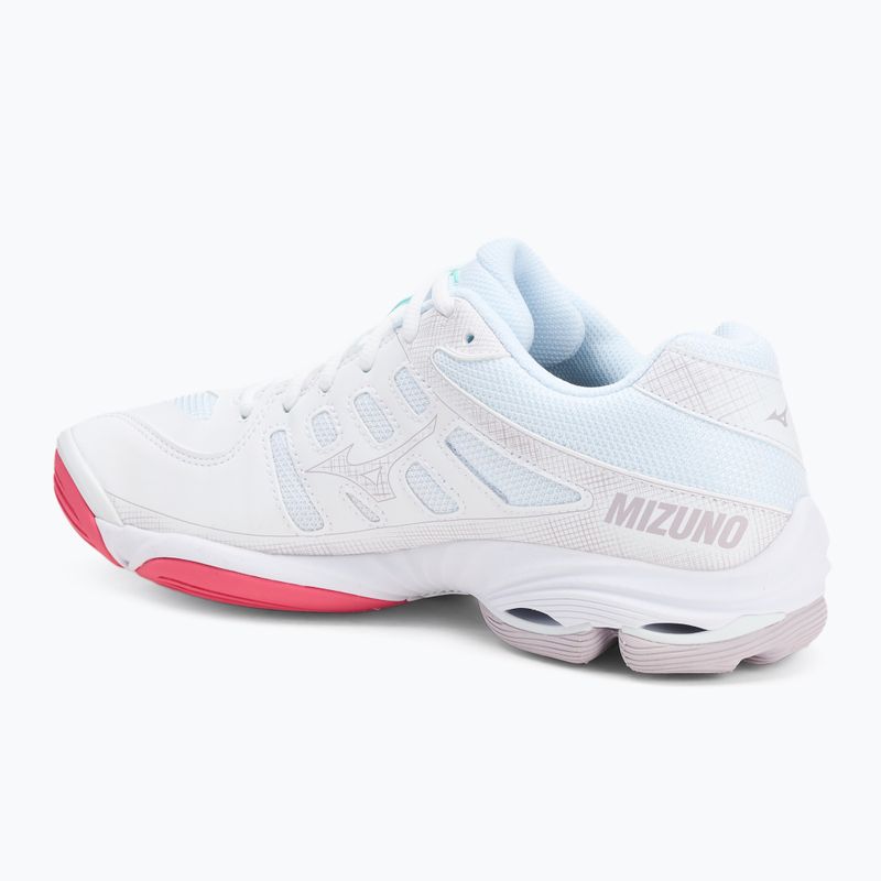 Volejbalové boty  Mizuno Wave Voltage 2 white/violet indigo/camellia rose 3