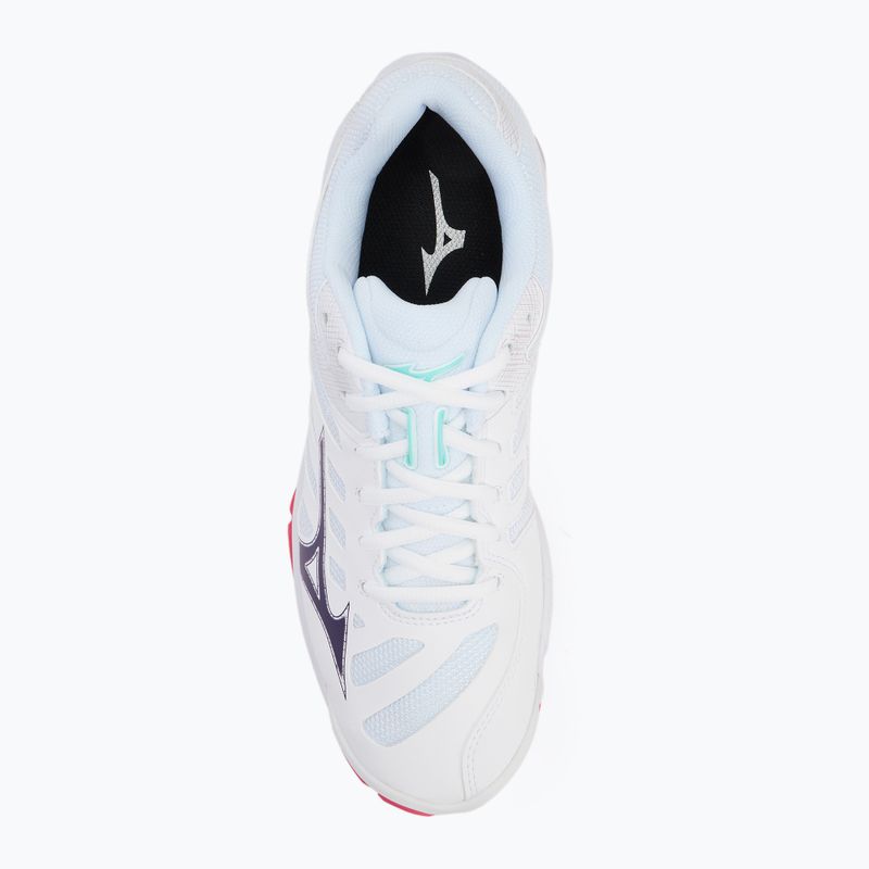 Volejbalové boty  Mizuno Wave Voltage 2 white/violet indigo/camellia rose 5
