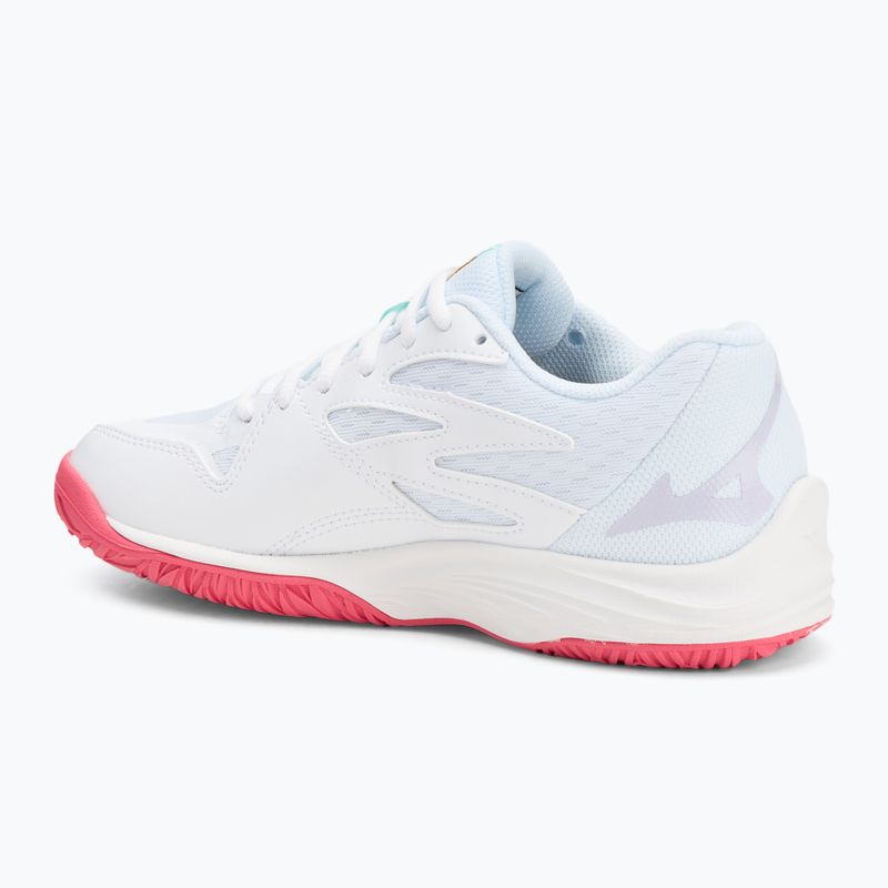 Dětské volejbalové boty Mizuno Lightning Star Z7 white/violet indigo/camellia rose 3