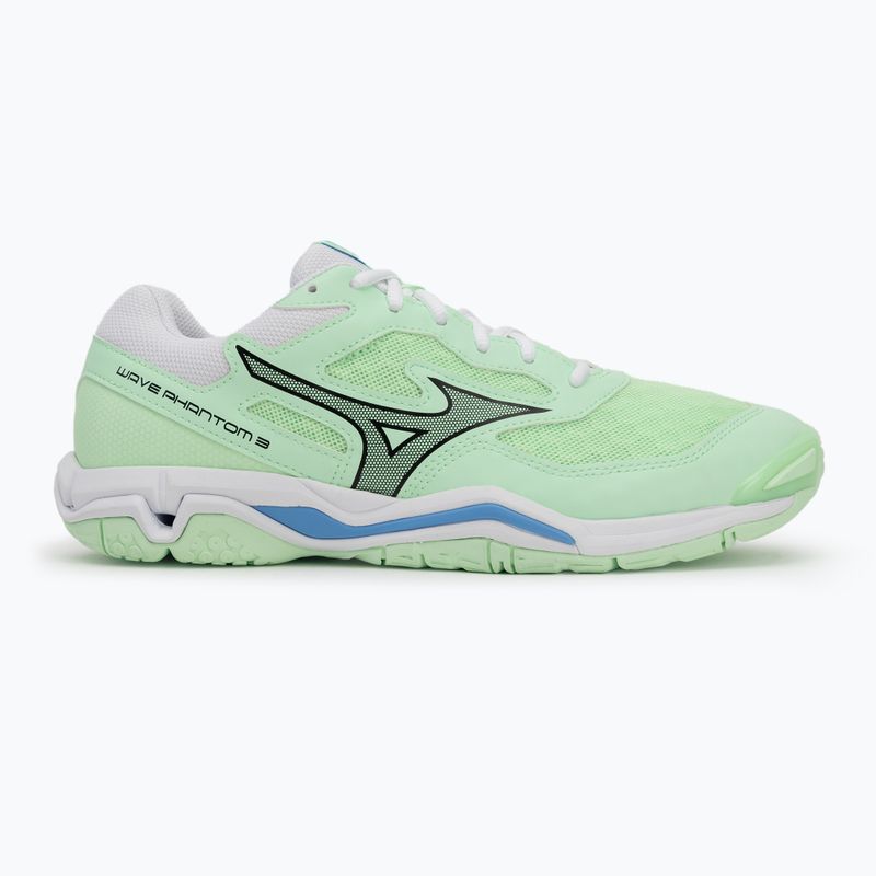 Boty na házenou Mizuno Wave Phantom 3 neo mint / black/frontier blue  2