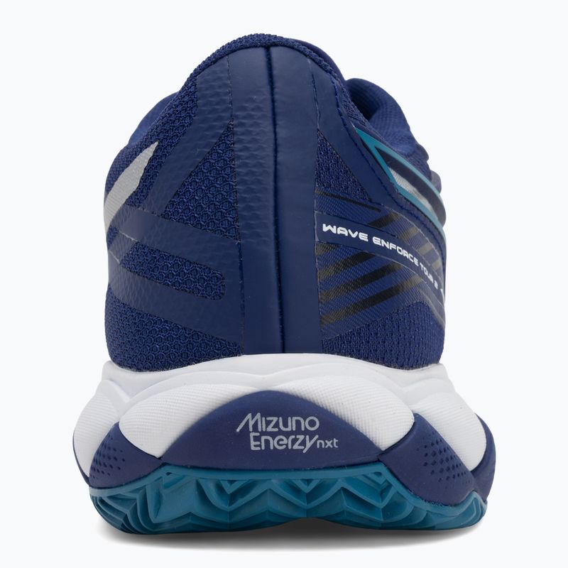 Pánské tenisové boty Mizuno Wave Enforce Tour 2 CC bellwether blue/ white/ fjord blue 6