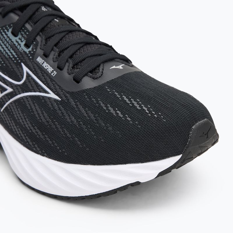 Pánské běžecké boty Mizuno Wave Inspire 21 black/silver/metallic gray 7