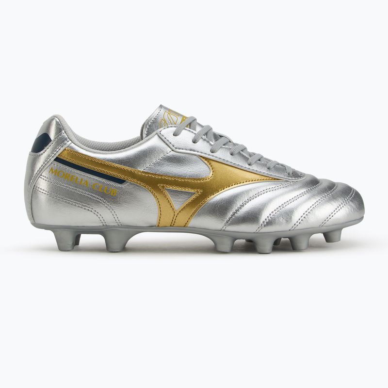 Pánské kopačky Mizuno Morelia II Club Md galaxy silver/gold/gold 2