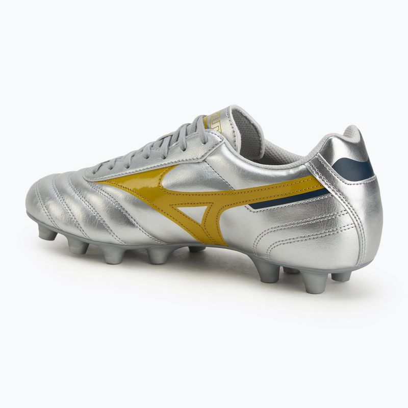 Pánské kopačky Mizuno Morelia II Club Md galaxy silver/gold/gold 3