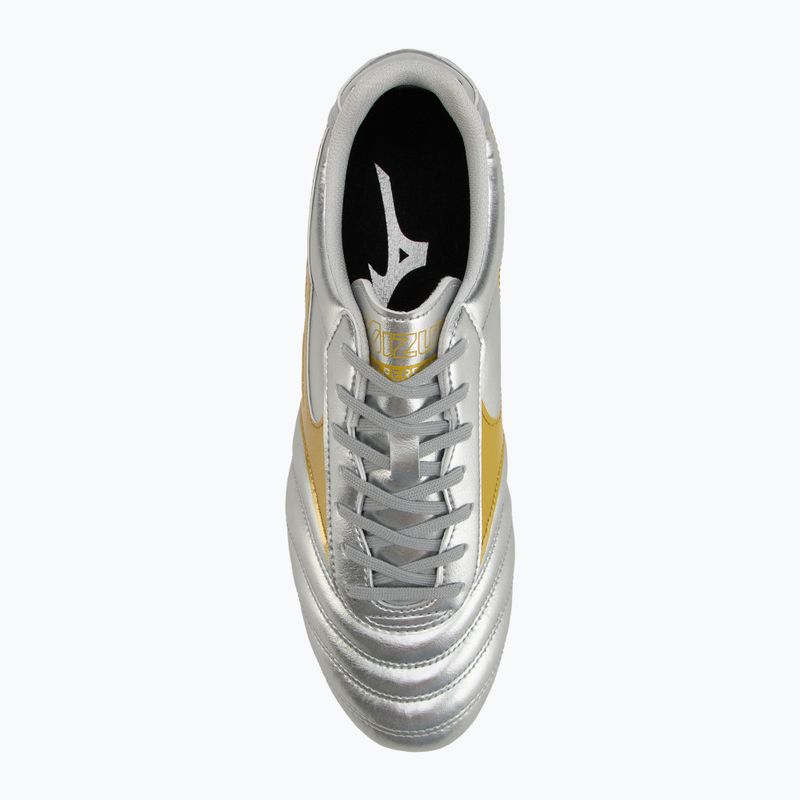 Pánské kopačky Mizuno Morelia II Club Md galaxy silver/gold/gold 5