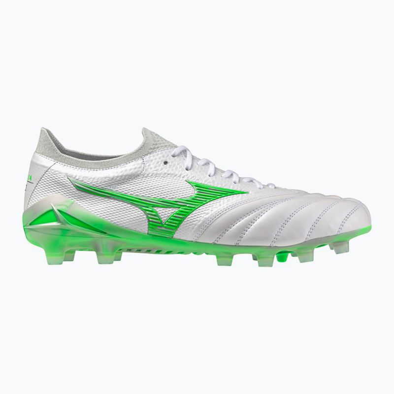 Pánské kopačky Mizuno Morelia Neo IV β Japan Md white/neon green/cool gray 3c 8