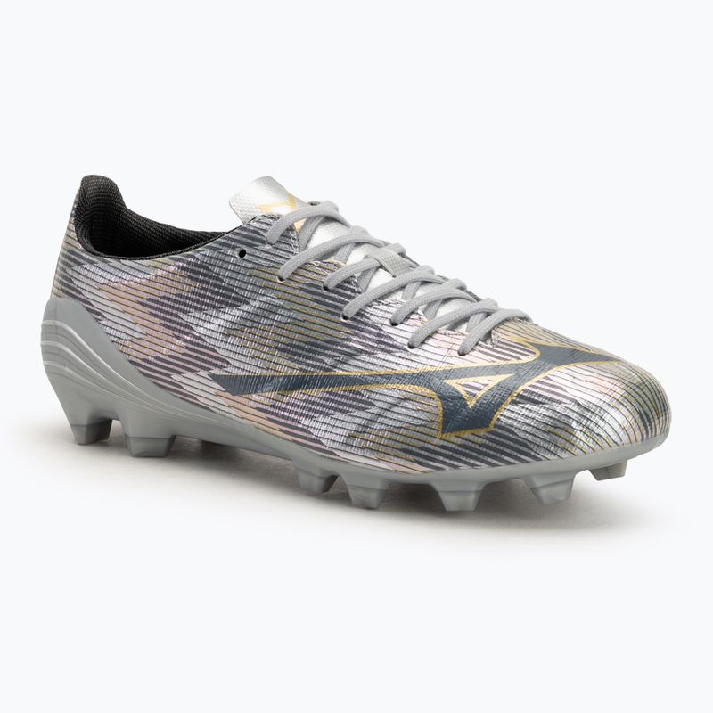 Pánské kopačky Mizuno α II Pro Md galaxy silver/8605 c/gold