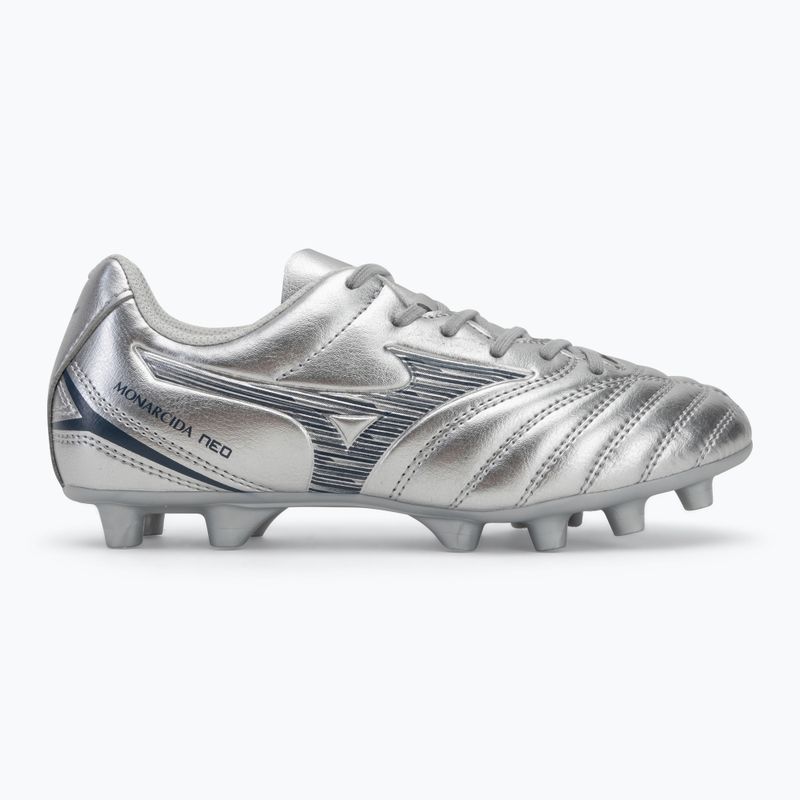 Dětské kopačky  Mizuno Monarcida Neo III Select Jr Md galaxy silver/8605 c/gold 2
