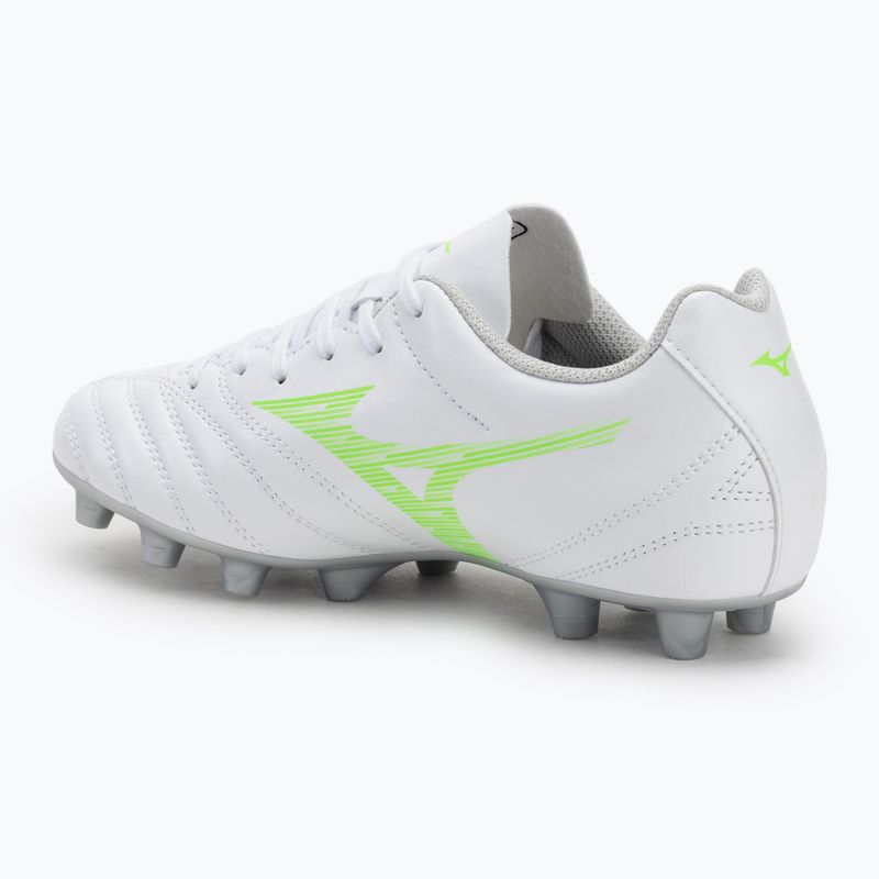 Dětské kopačky  Mizuno Monarcida Neo III Select Jr Md white/neon green 3