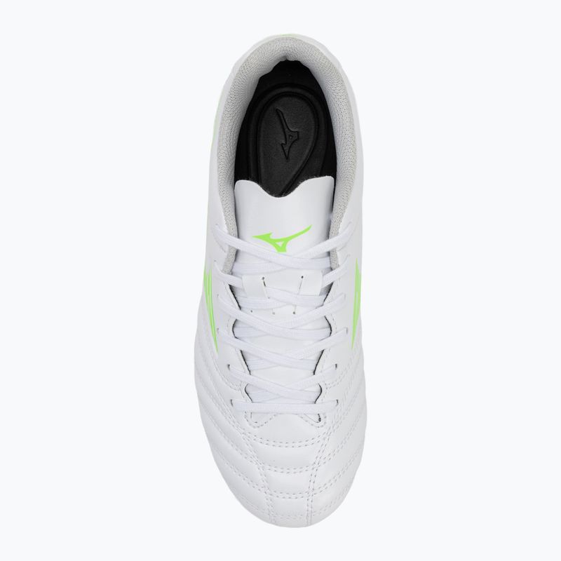 Dětské kopačky  Mizuno Monarcida Neo III Select Jr Md white/neon green 5