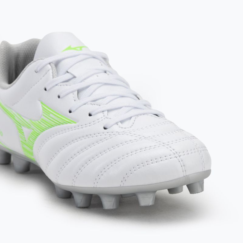 Dětské kopačky  Mizuno Monarcida Neo III Select Jr Md white/neon green 7