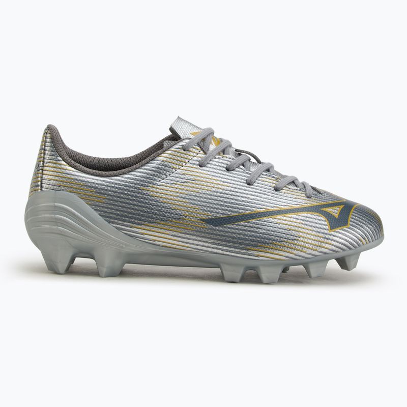 Dětské kopačky Mizuno α II Select Jr Md galaxy silver/8605 c/gold 2