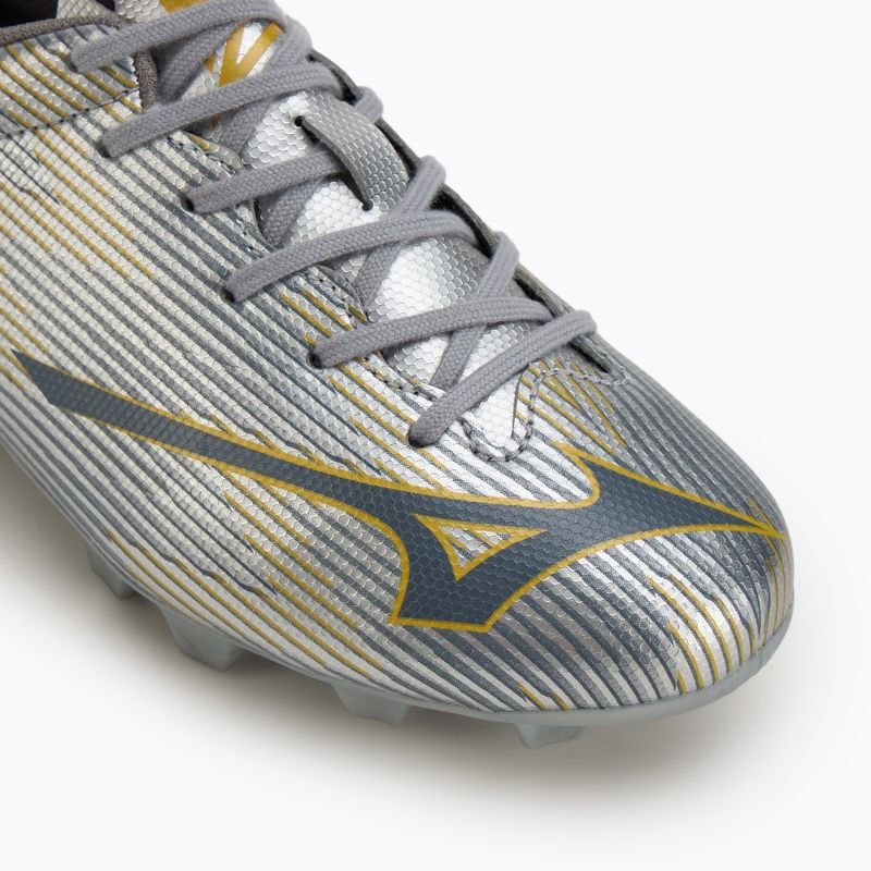 Dětské kopačky Mizuno α II Select Jr Md galaxy silver/8605 c/gold 7