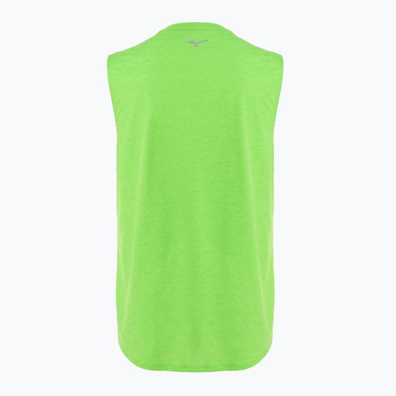 Pánské běžecké tílko Mizuno Impulse Core Sleeveless green gecko 2