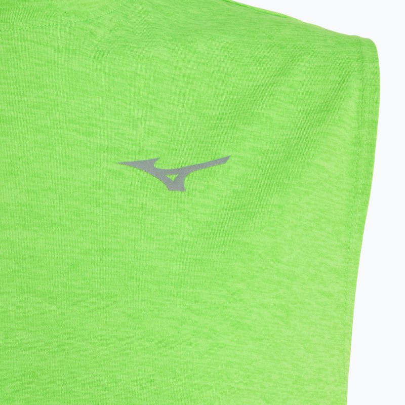 Pánské běžecké tílko Mizuno Impulse Core Sleeveless green gecko 3