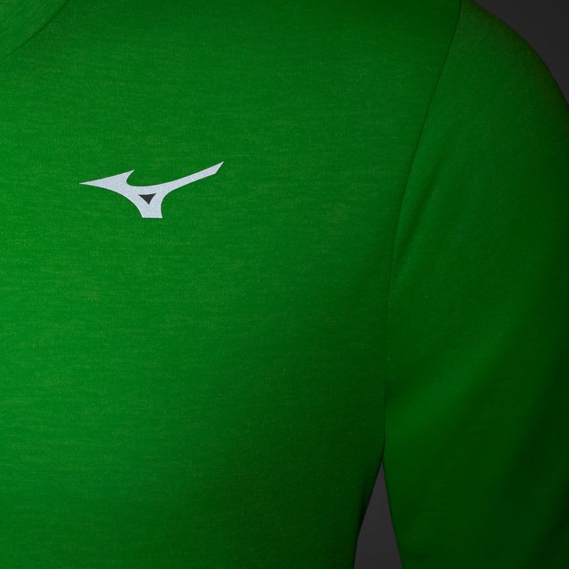 Pánské běžecké tričko Mizuno Impulse Core Tee green gecko 5