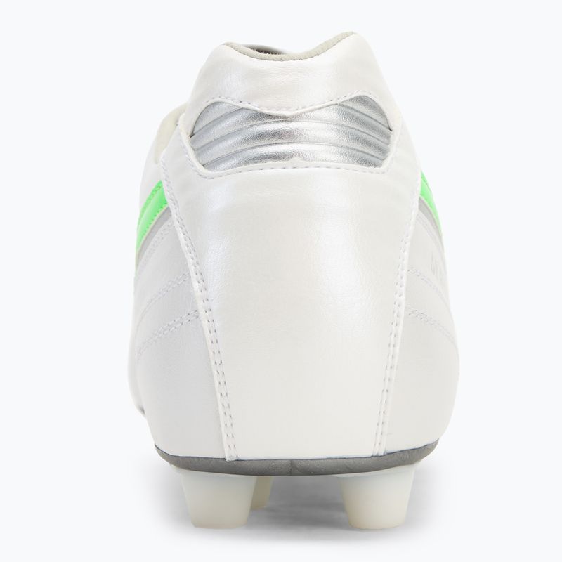 Pánské kopačky Mizuno Morelia II Elite Md white/neon green/galaxy silver 6