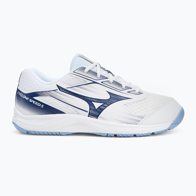 Volejbalové boty  Mizuno Cyclone Speed 5 white/bellwether blue/bel air blue 2