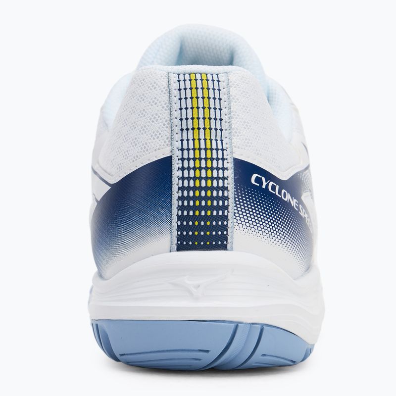 Volejbalové boty  Mizuno Cyclone Speed 5 white/bellwether blue/bel air blue 6