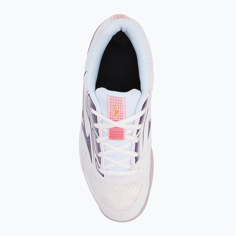 Volejbalové boty  Mizuno Cyclone Speed 5 white/violet indigo/camellia rose 5