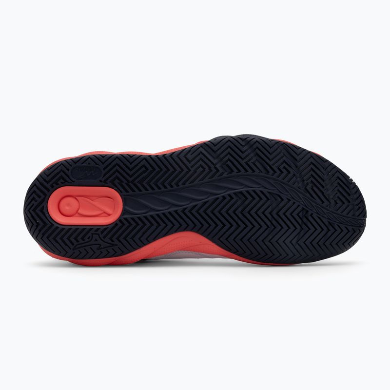 Pánské tenisové boty Mizuno Wave Enforce Court AC white/baritone blue/calypso coral 4