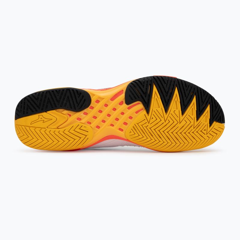 Pánské tenisové boty Mizuno Wave Exceed Tour 6 AC white/fiery coral 2/citrus 4