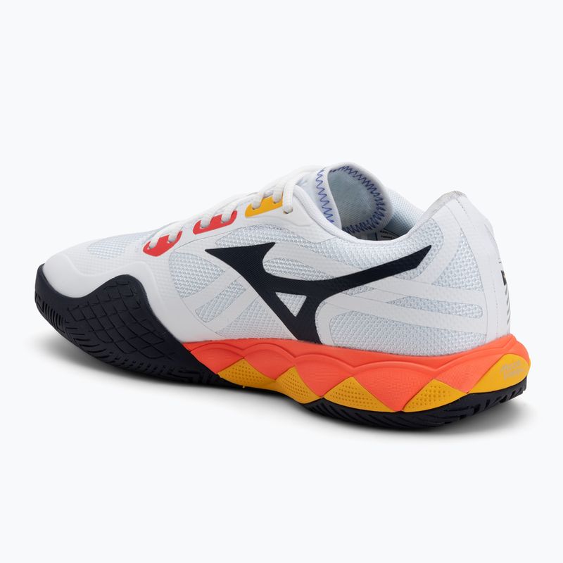 Tenisové boty Mizuno Wave Enforce Tour 6 AC white/fiery coral 2/citrus 3