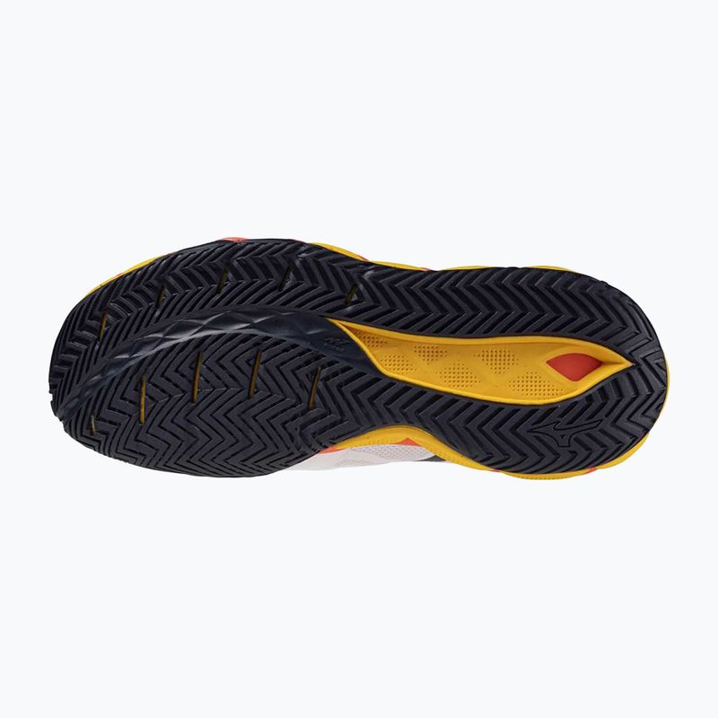 Tenisové boty Mizuno Wave Enforce Tour 6 AC white/fiery coral 2/citrus 9