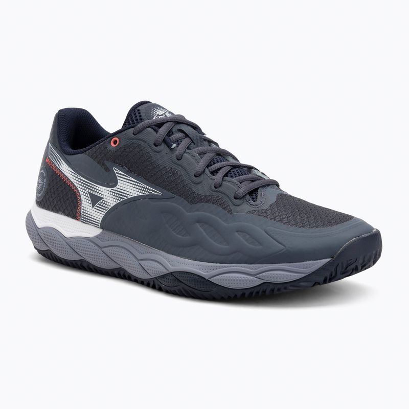 Tenisové boty Mizuno Wave Enforce Court CC odyssey gray/white/blue granite