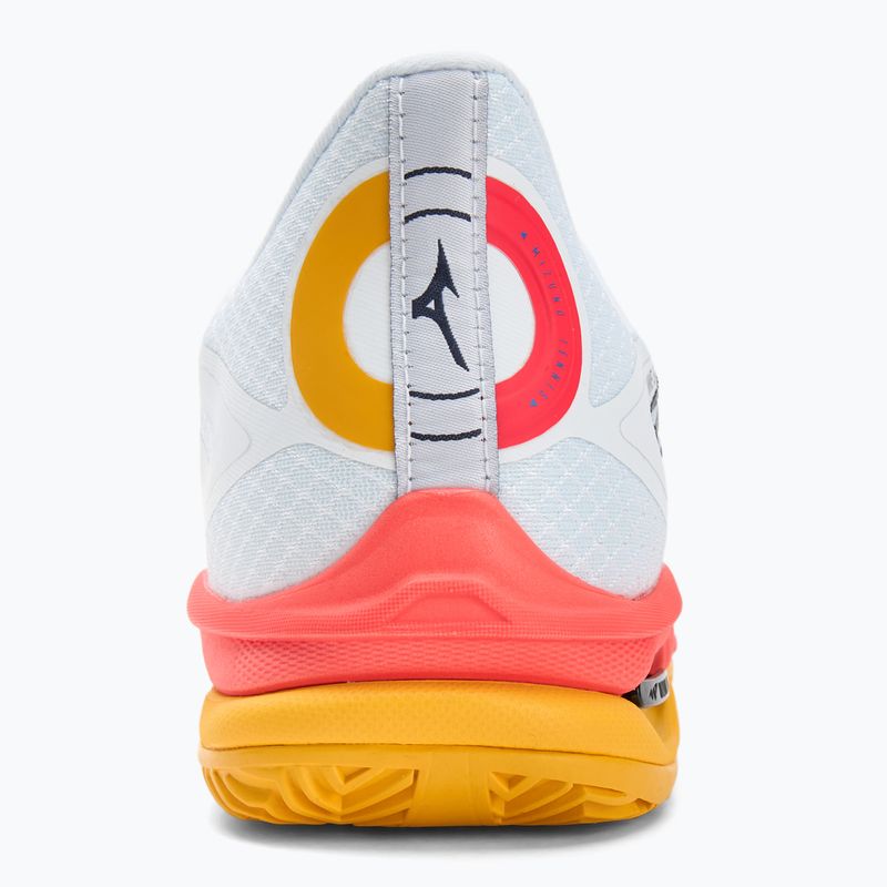 Tenisové boty Mizuno Wave Exceed Tour 6 CC white/baritone blue/fiery coral 2 6