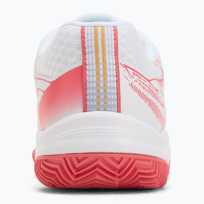 Dětské tenisové boty Mizuno Break Shot 5 Jr CC white/blue granite/calypso coral 6