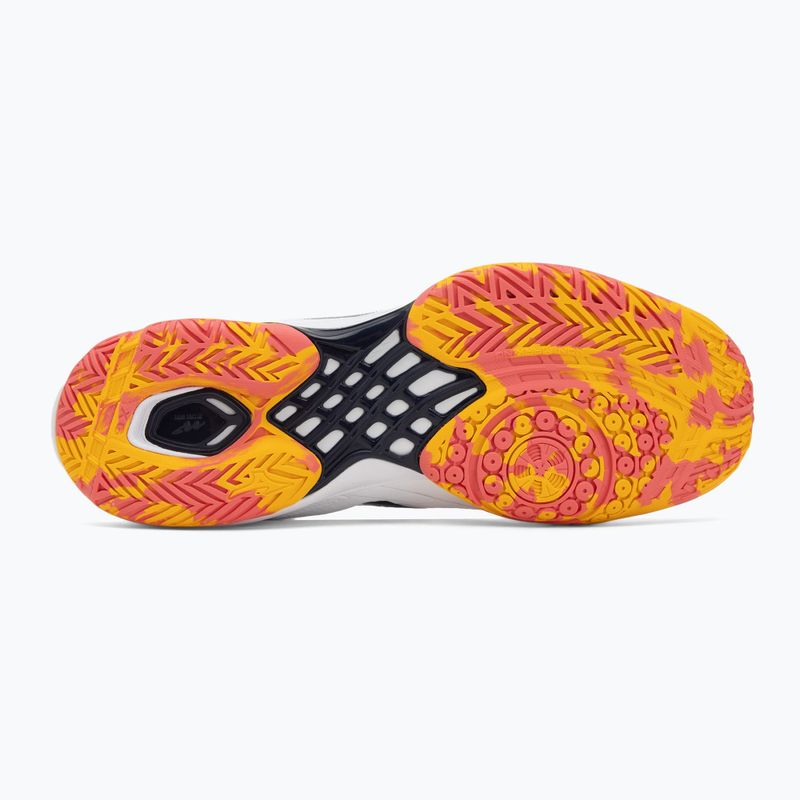 Badmintonové boty Mizuno Wave Claw 3 white/citrus/calypso coral 4