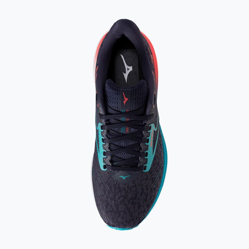 Pánské běžecké boty Mizuno Wave Rider 29 odyssey gray/Ccapri breeze/calypso coral 7