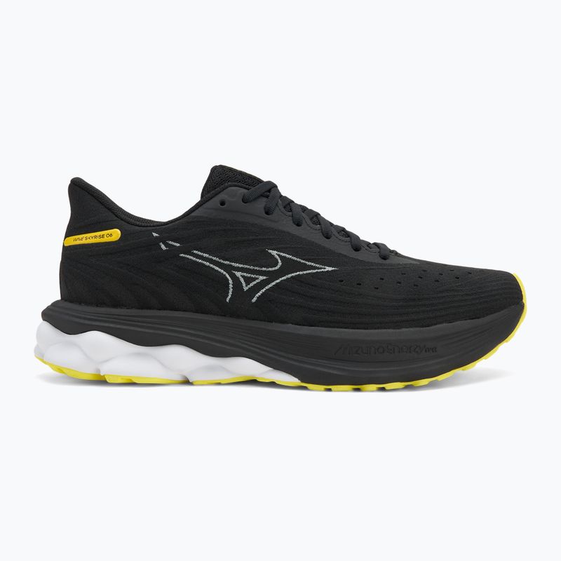 Pánské běžecké boty Mizuno Wave Skyrise 6 black/harbor mist/lemon tonic 2