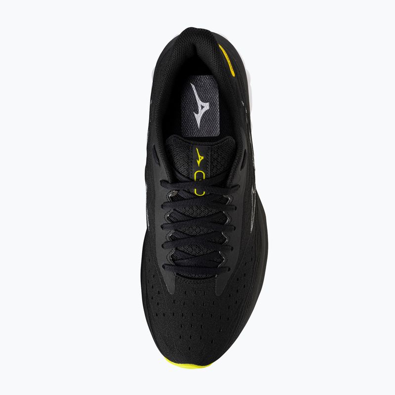 Pánské běžecké boty Mizuno Wave Skyrise 6 black/harbor mist/lemon tonic 12