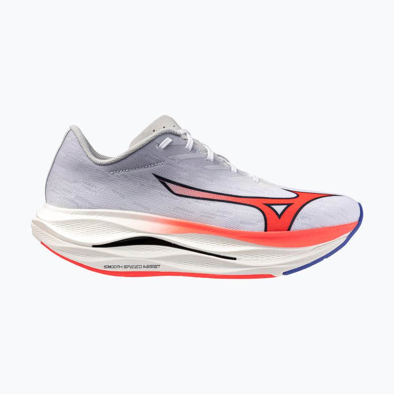 Pánské běžecké boty Mizuno Wave Rebellion Flash 3 white/fiery coral 2/iris bloom