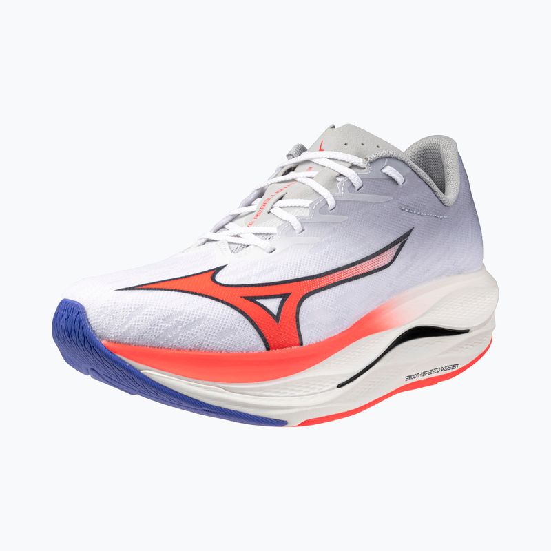 Pánské běžecké boty Mizuno Wave Rebellion Flash 3 white/fiery coral 2/iris bloom 3