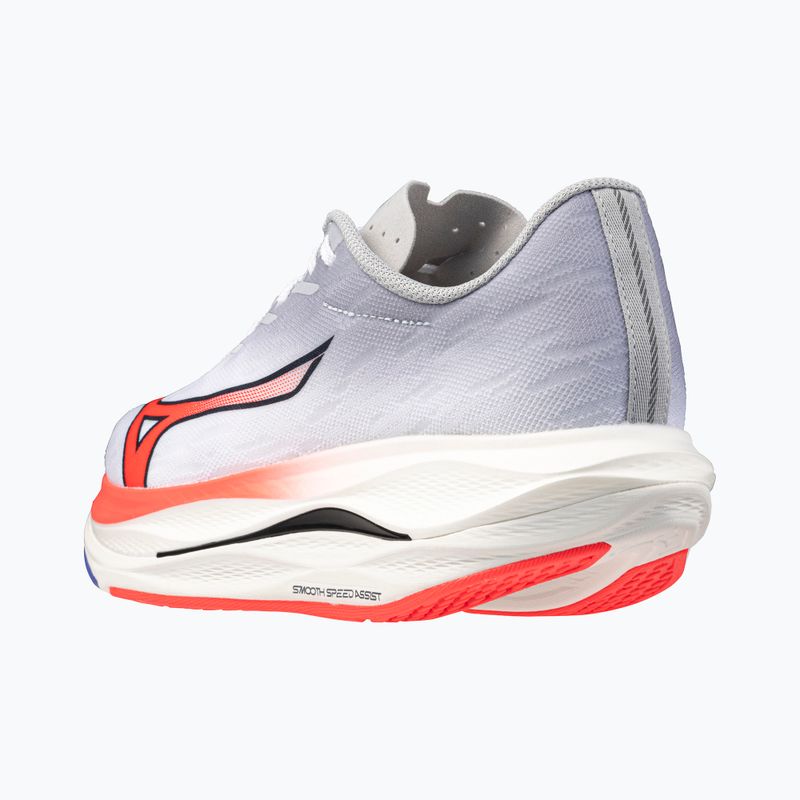 Pánské běžecké boty Mizuno Wave Rebellion Flash 3 white/fiery coral 2/iris bloom 4