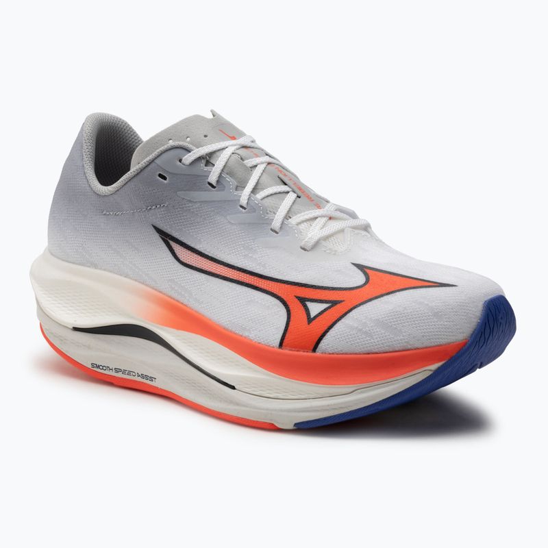 Pánské běžecké boty Mizuno Wave Rebellion Flash 3 white/fiery coral 2/iris bloom