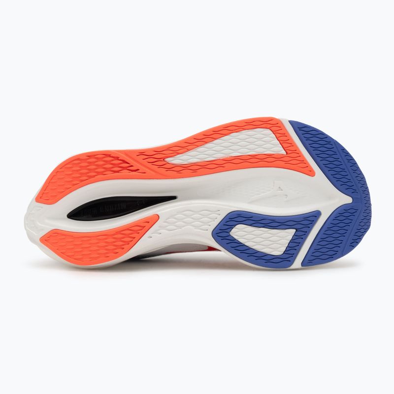 Pánské běžecké boty Mizuno Wave Rebellion Flash 3 white/fiery coral 2/iris bloom 4