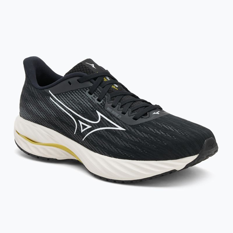 Pánské běžecké boty Mizuno Wave Inspire 21 black/white/vibrant yellow