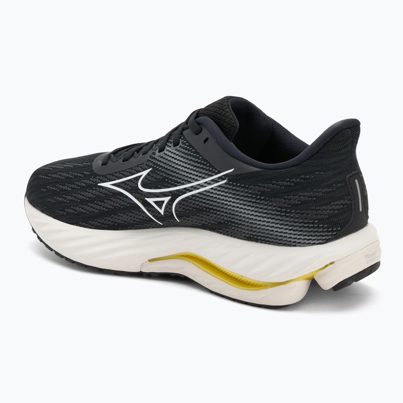 Pánské běžecké boty Mizuno Wave Inspire 21 black/white/vibrant yellow 3