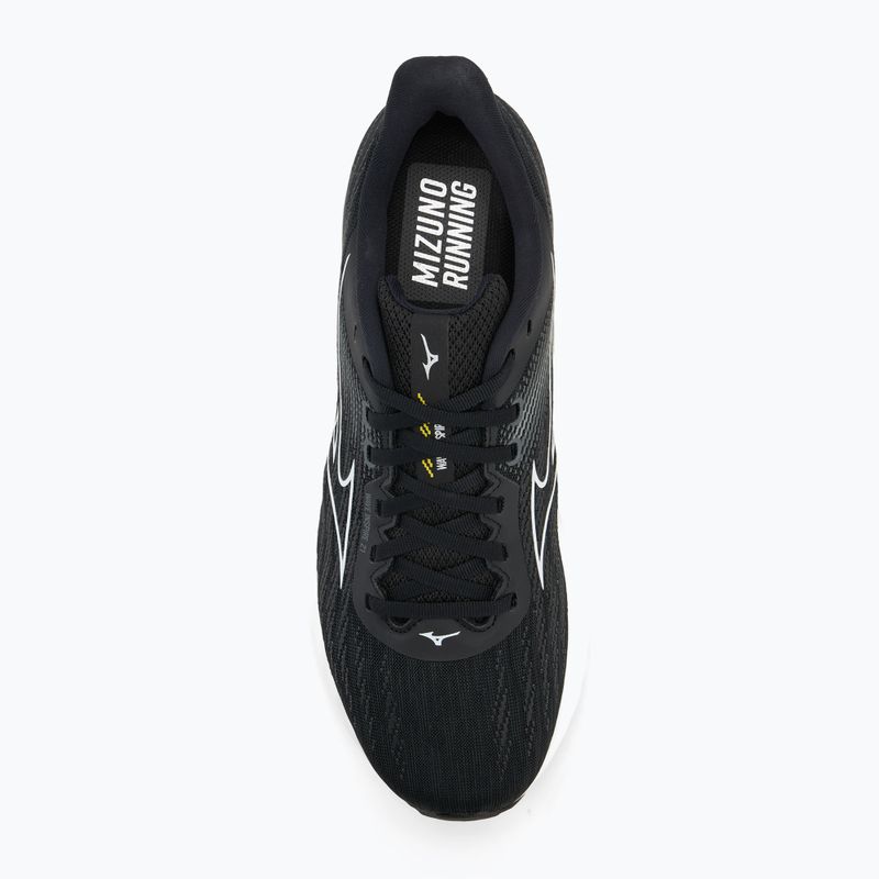 Pánské běžecké boty Mizuno Wave Inspire 21 black/white/vibrant yellow 5